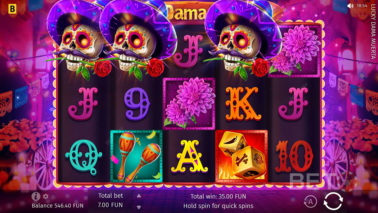 Lucky Dama Muerta Pelaa Ilmaiseksi