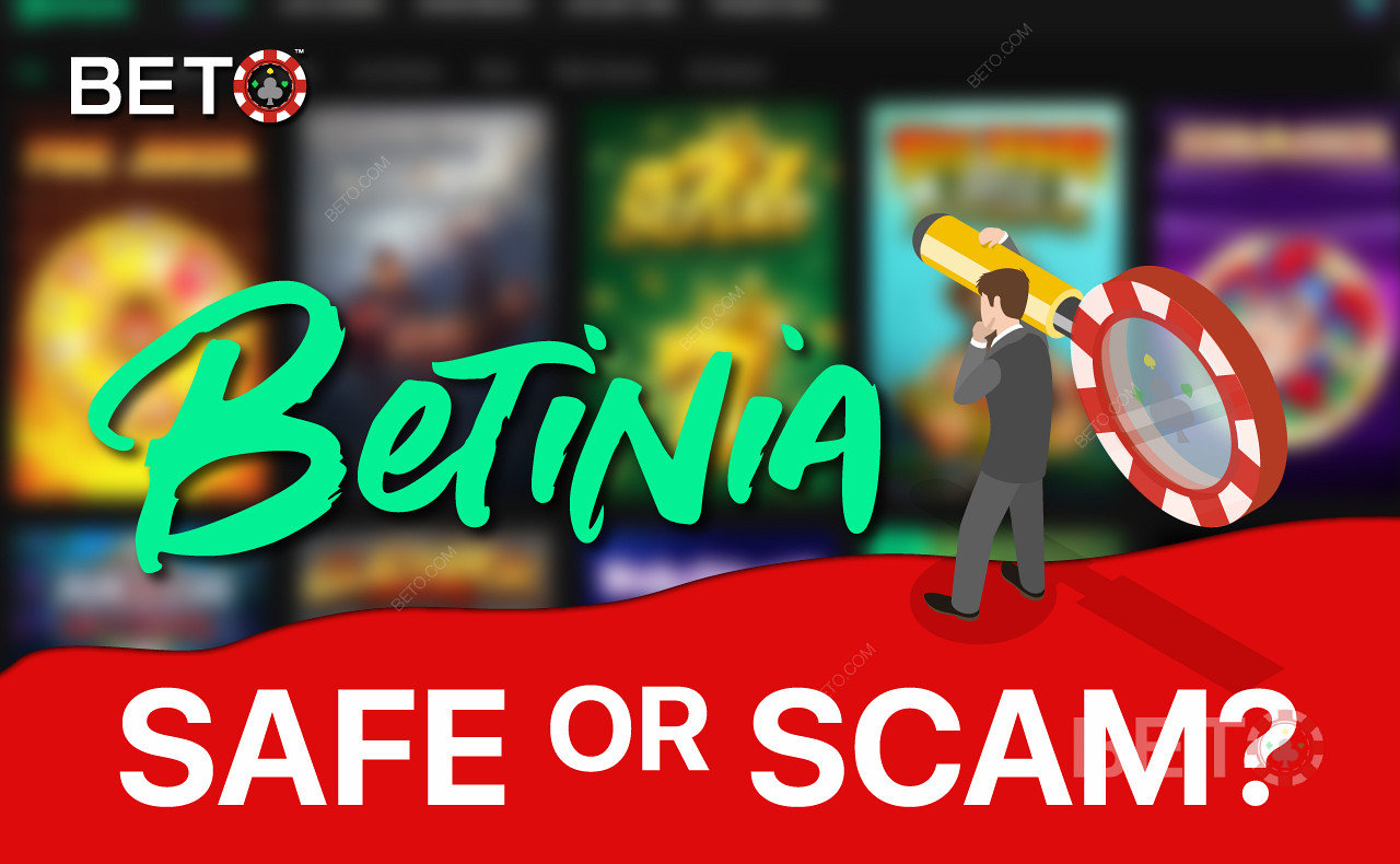 Selvitä, onko Betinia Casino laillinen vai ei tässä kasino-arvostelussa.