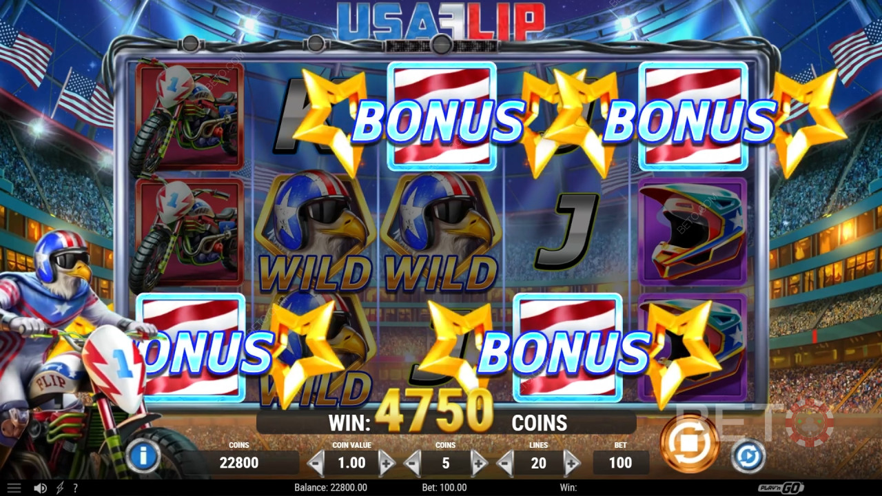 USA Flip Review by BETO Slots