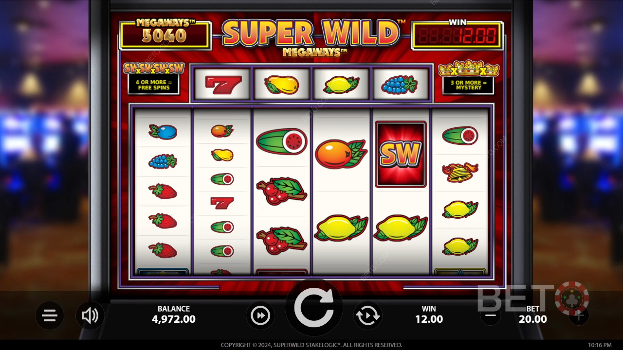 Super Wild Megaways arvostelu BETO Slotsilta