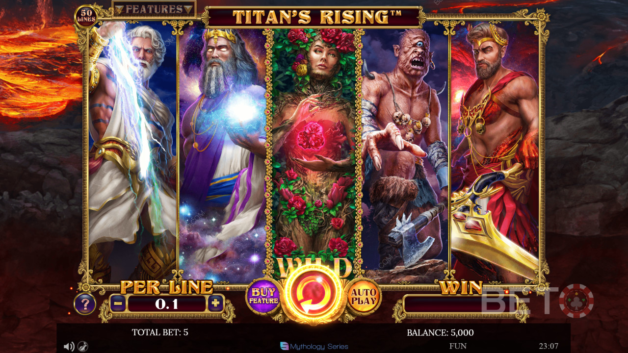 Titans Rising arvostelu BETO Slotsilta