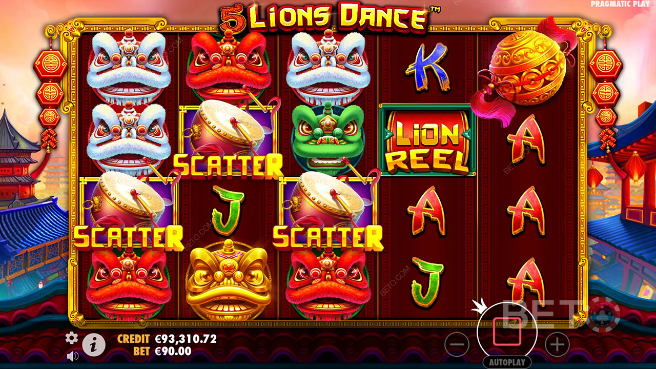 5 Lions Dance Pelaa Ilmaiseksi