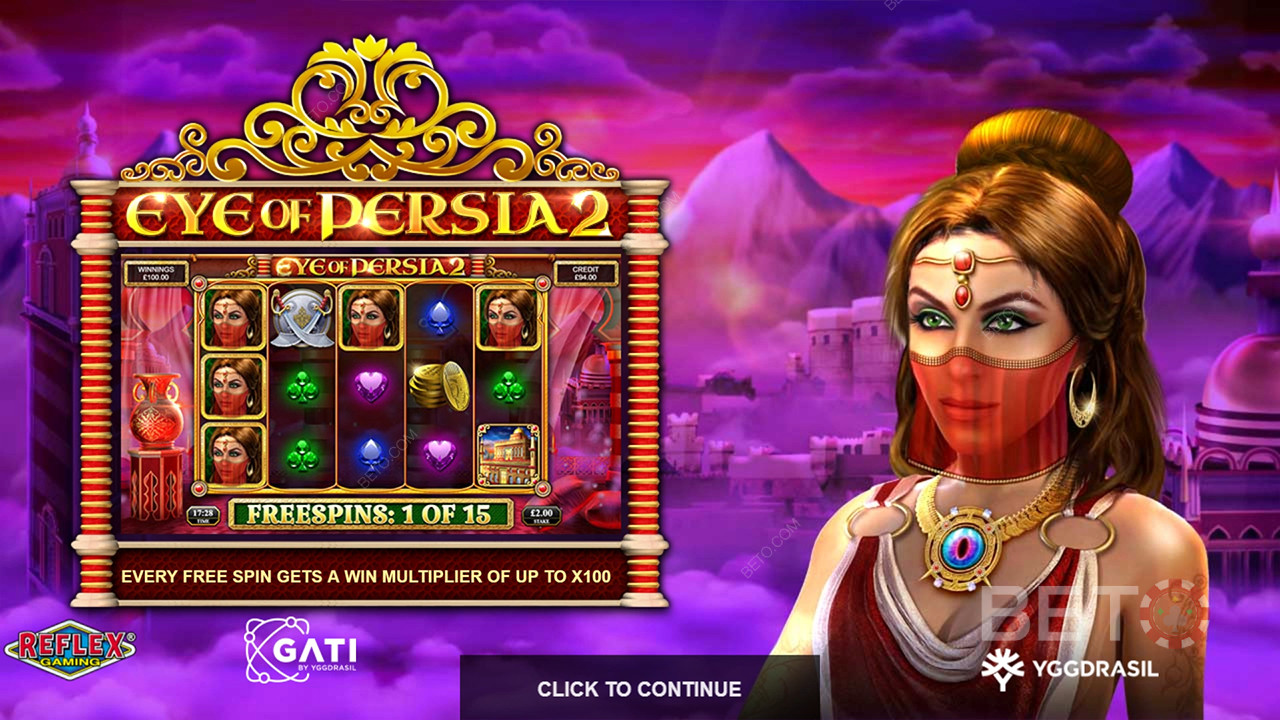 Eye of Persia 2 arvostelu by BETO Slots