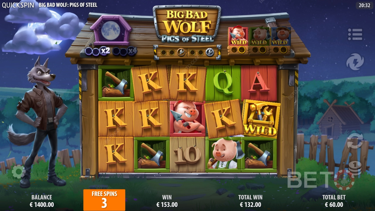 Iso paha susi: Slots: Pigs of Steel Review by BETO Slots
