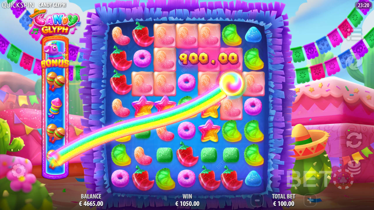 Candy Glyph arvostelu BETO Slotsilta