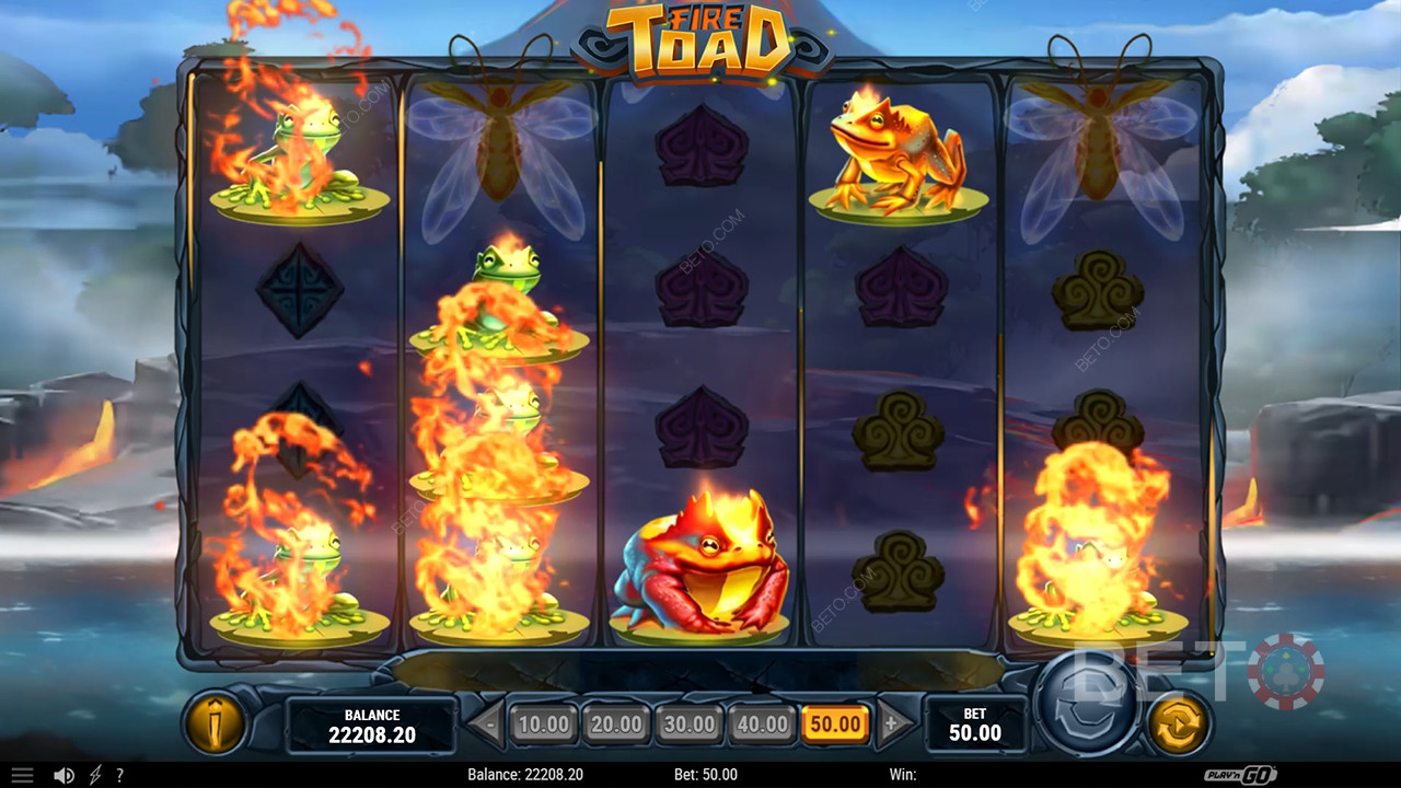 Fire Toad arvostelu BETO Slotsilta