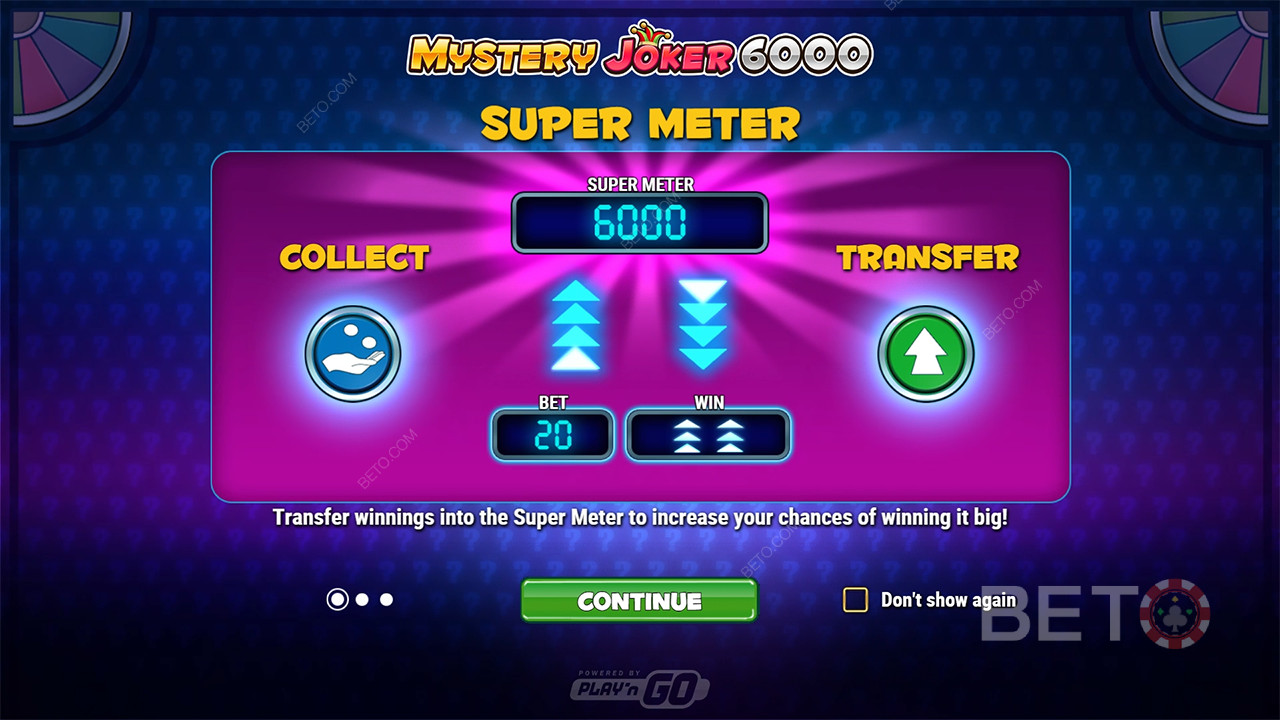 Bonusominaisuudet selitetty Mystery Joker 6000 by Play