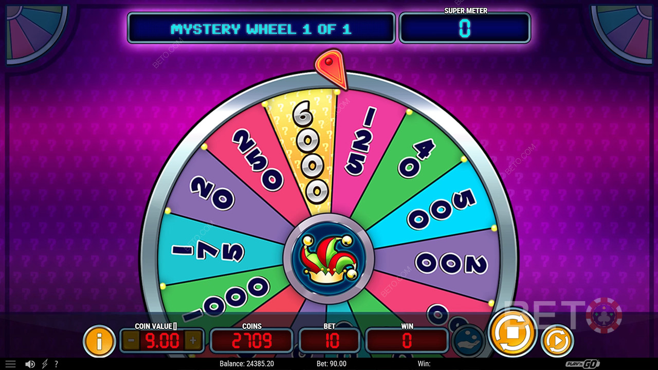 Voita jopa 2.397.5x panoksesi Mystery Joker 6000 -nettikolikkopelissä!