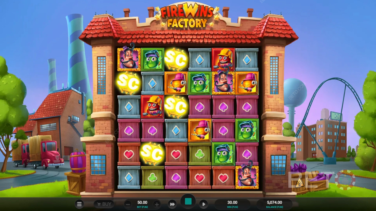 Firewins Factory arvostelu by BETO Slots