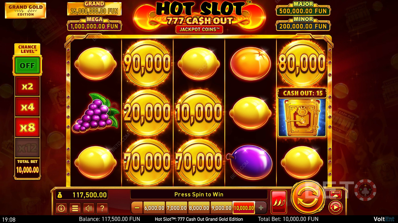 Kuuma kolikkopeli: 777 Cash Out Grand Gold Edition Review by BETO Slots