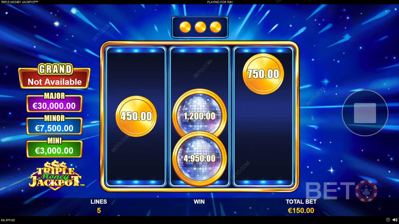 Bonusominaisuudet selitetty Triple Money Jackpotissa by Playtech