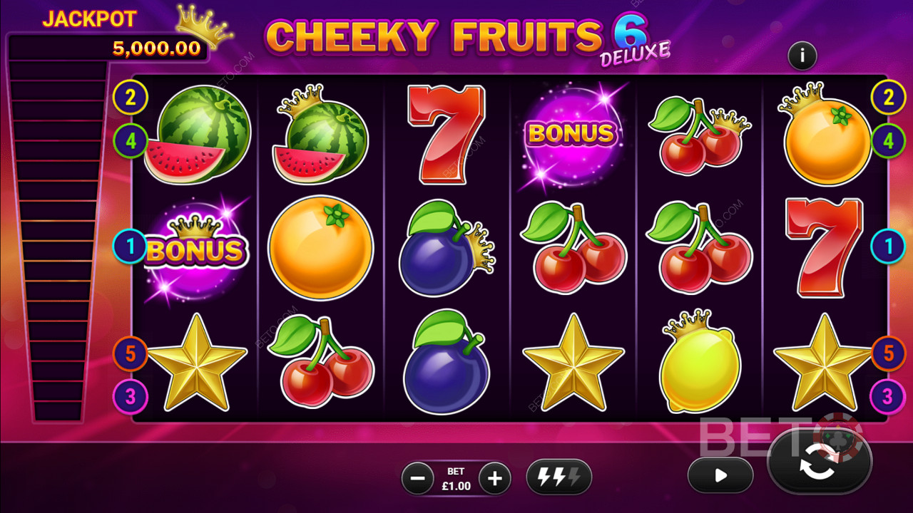 Cheeky Fruits 6 Deluxe  Pelaa Ilmaiseksi