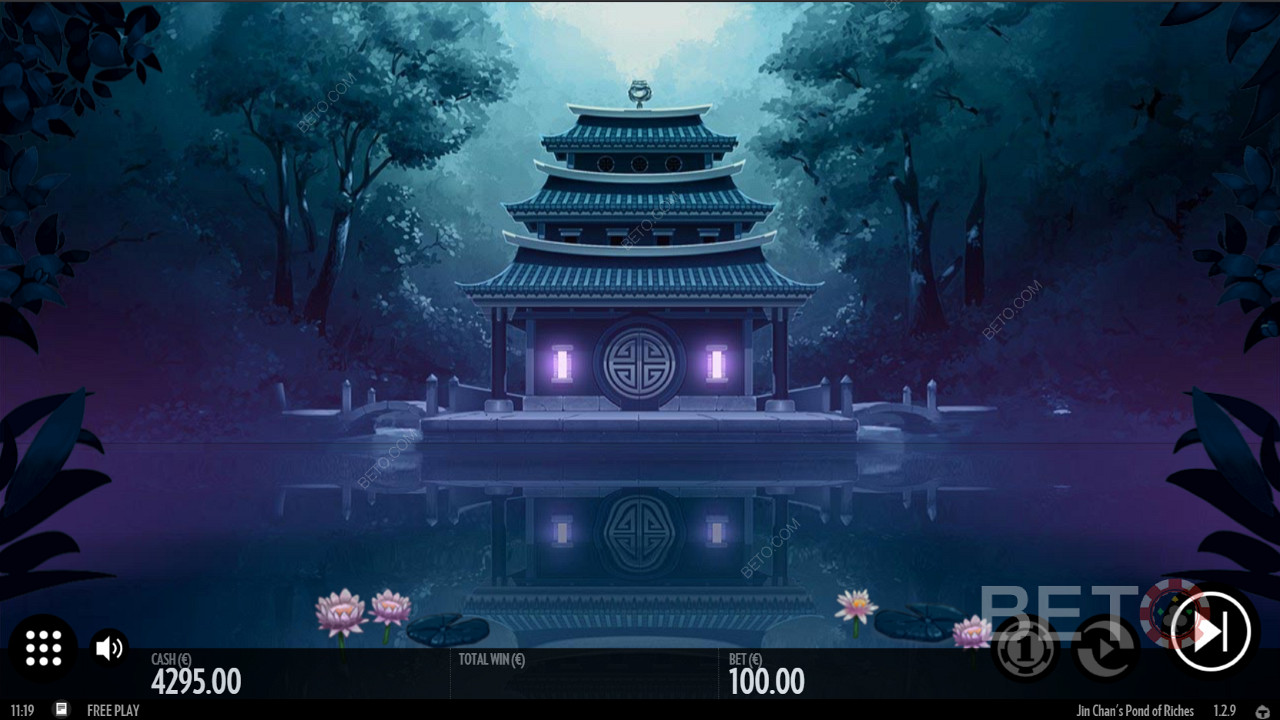 Jin Chanin Pond of Riches on kauniisti suunniteltu myyttisellä kiinalaisella teemalla.