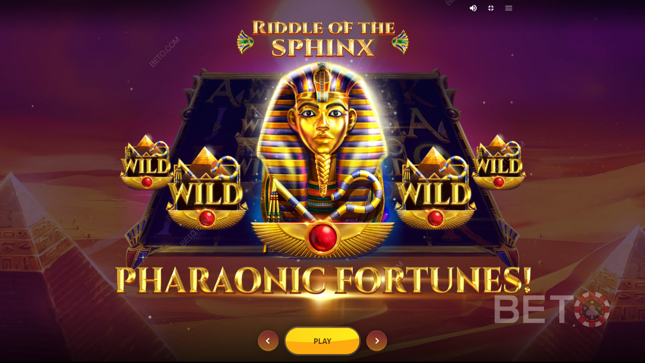 Pharaonic Fortunes -erikoisbonus pelissä Riddle Of The Sphinx (Sphinxin arvoitus)