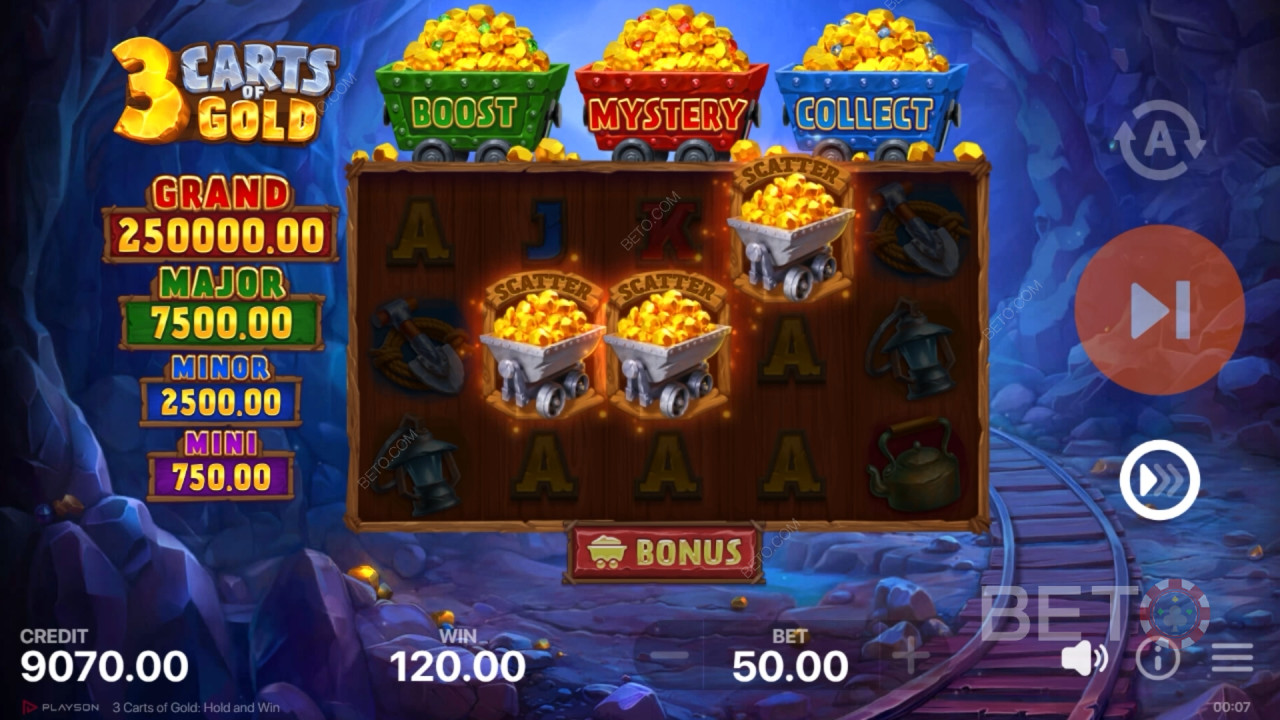 3 Carts of Gold: Hold and Win Pelaa Ilmaiseksi
