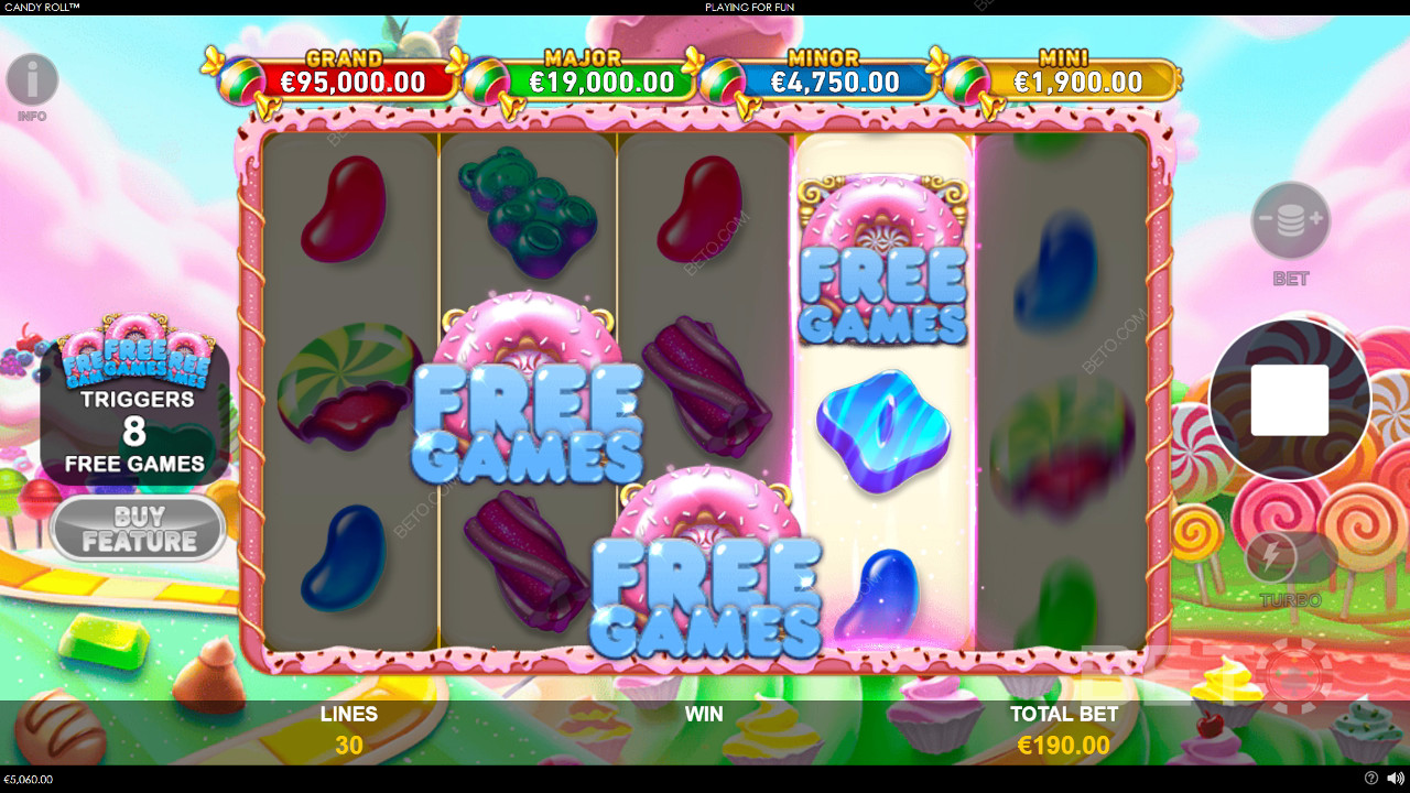 Candy Roll arvostelu BETO Slotsilta