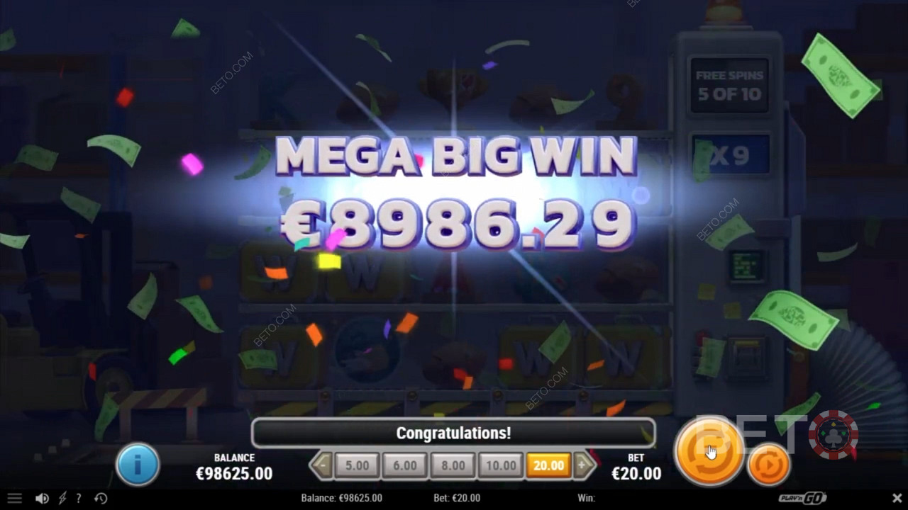 Mega Big Win -voiton saaminen