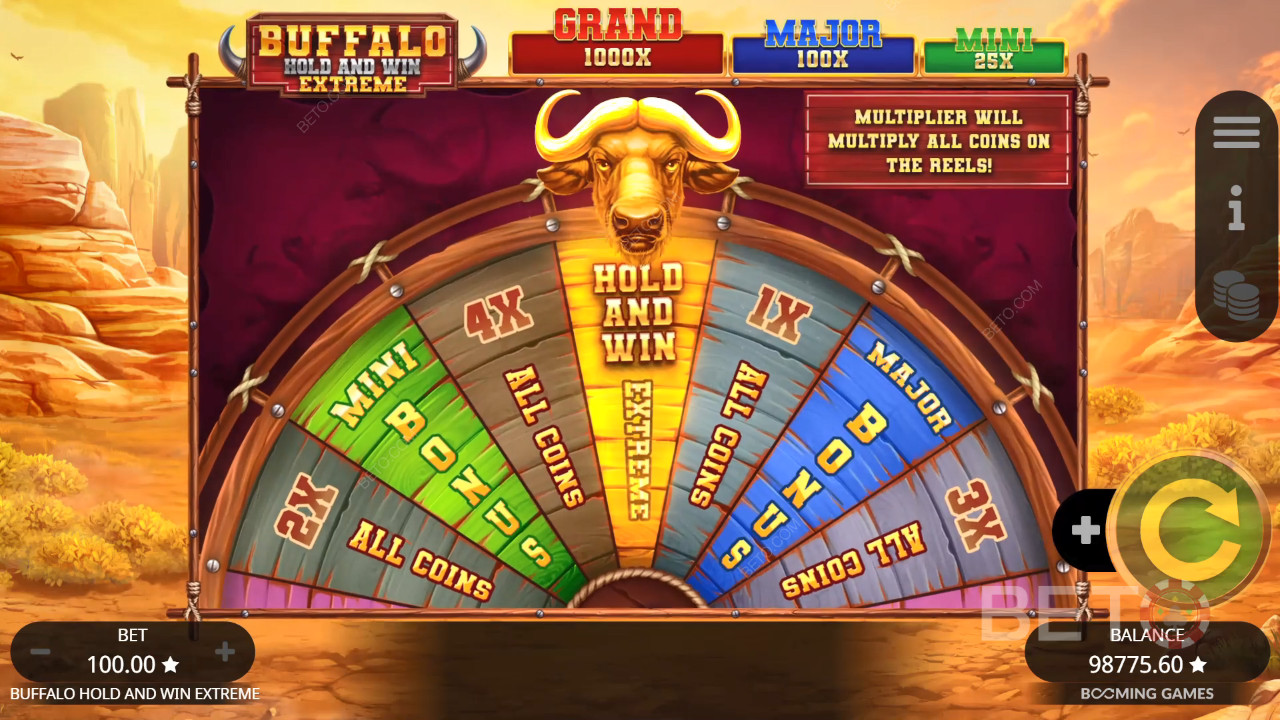 Buffalo Hold and Win Extreme arvostelu BETO Slotsilta