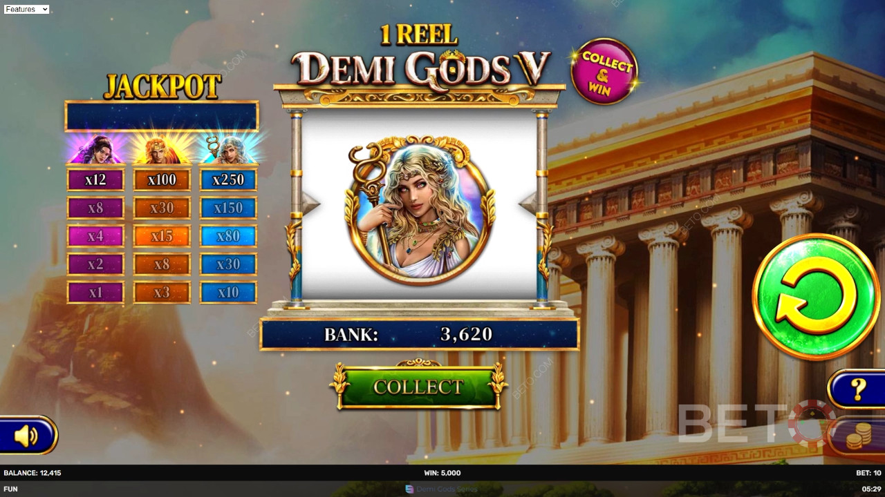1 Reel - Demi Gods V Pelaa Ilmaiseksi