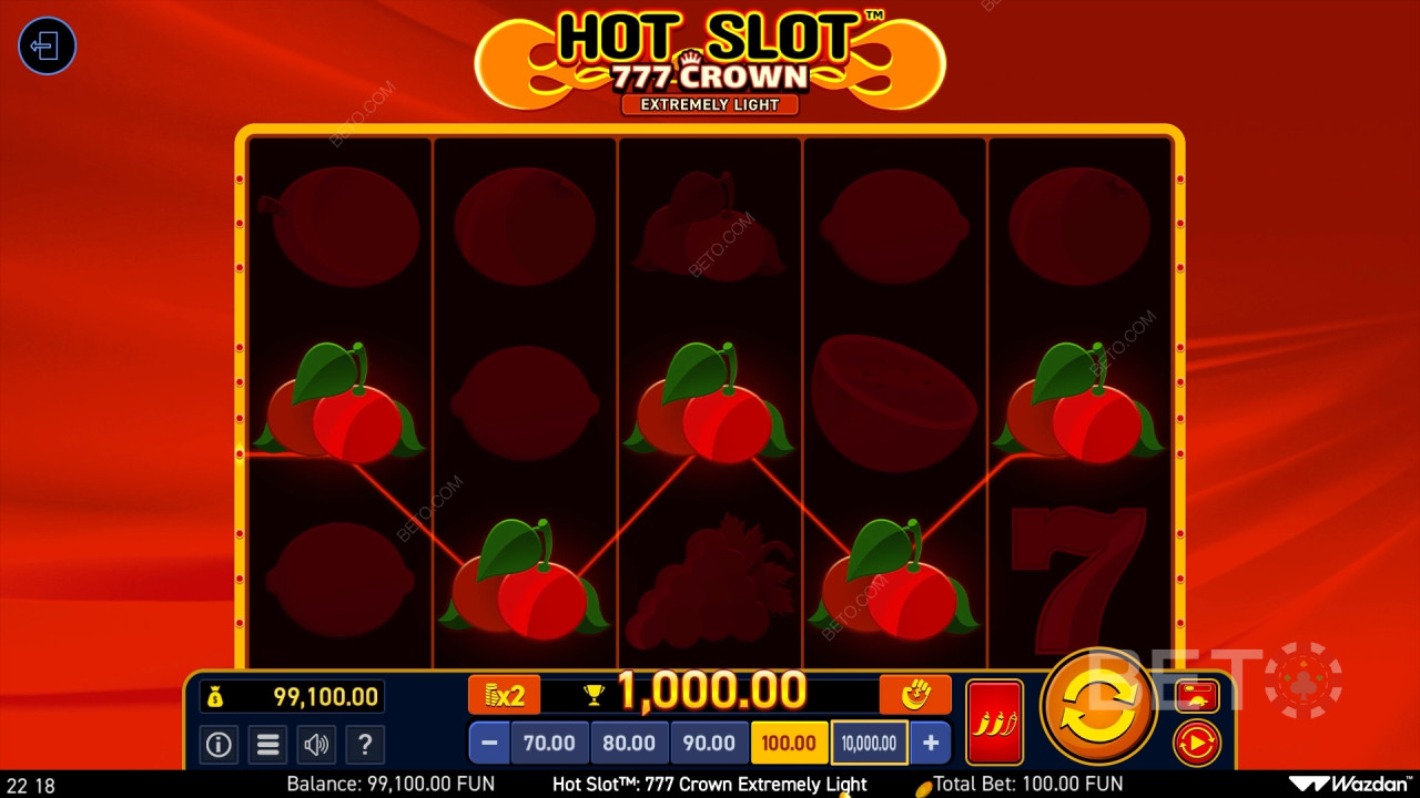 Kuuma kolikkopeli: 777 Crown Extremely Light Review by BETO Slots