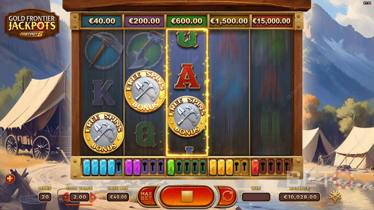 Gold Frontier Jackpots FastPot5 Pelaa Ilmaiseksi