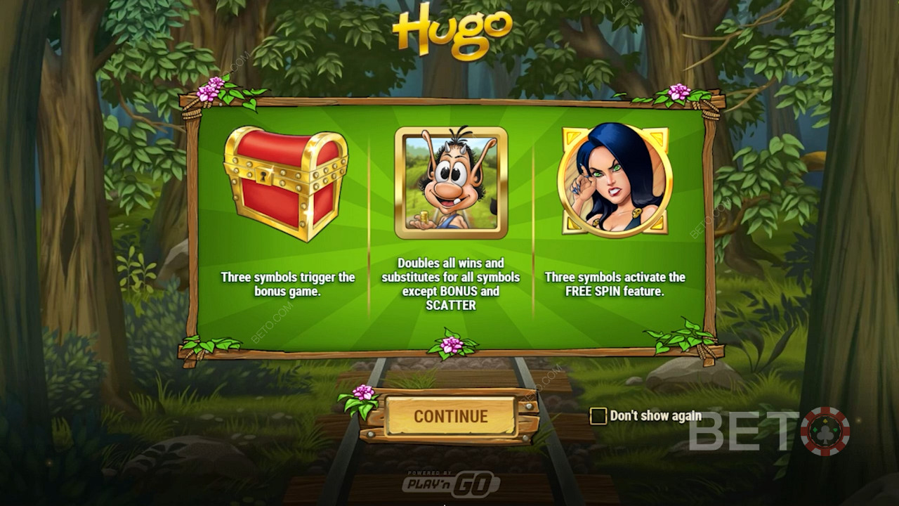 Lisää valtavia voittoja Hugo-pelissä