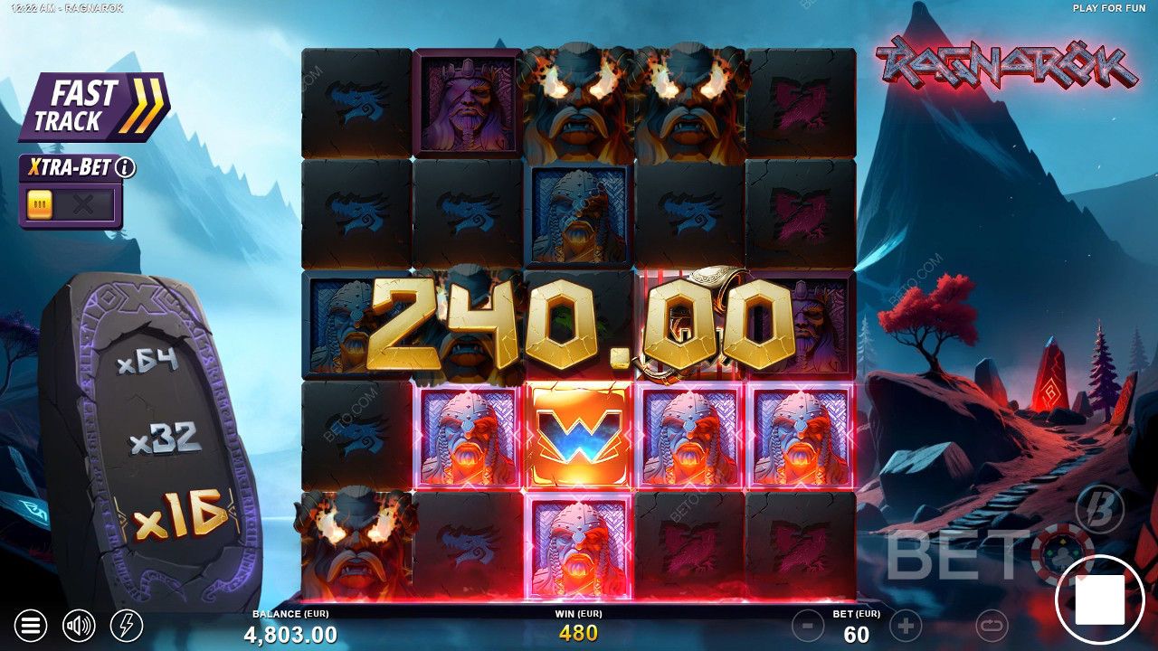 Voita 10,000x panoksesi Ragnarok-kolikkopelissä verkossa!