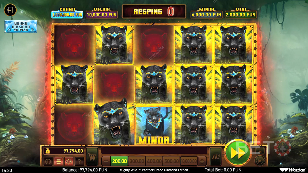 Mighty Wild: Panther Grand Diamond Edition arvostelu BETO Slotsilta