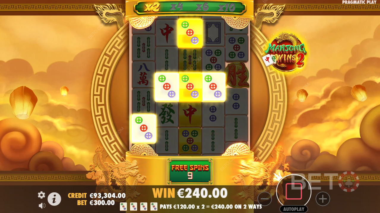 Bonusominaisuudet selitetty Mahjong Wins 2:ssa by Pragmatic Play