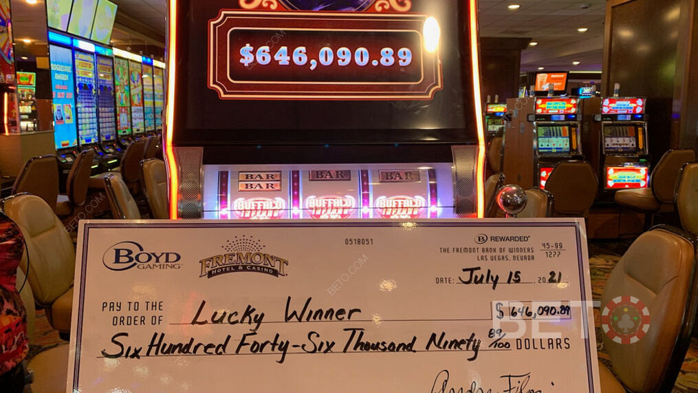 Onnekas voittaja voitti yli 600 000 dollaria.