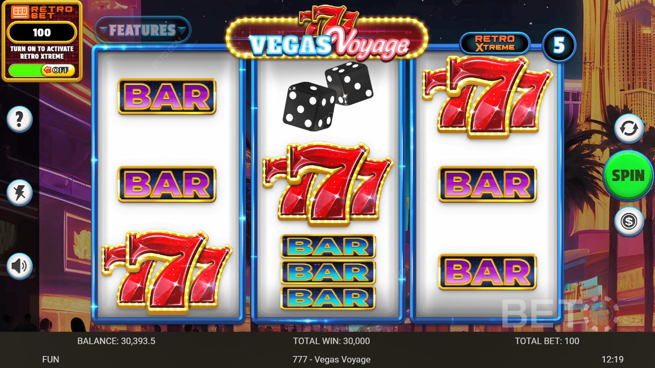 777 - Vegas Voyage arvostelu BETO Slotsilta
