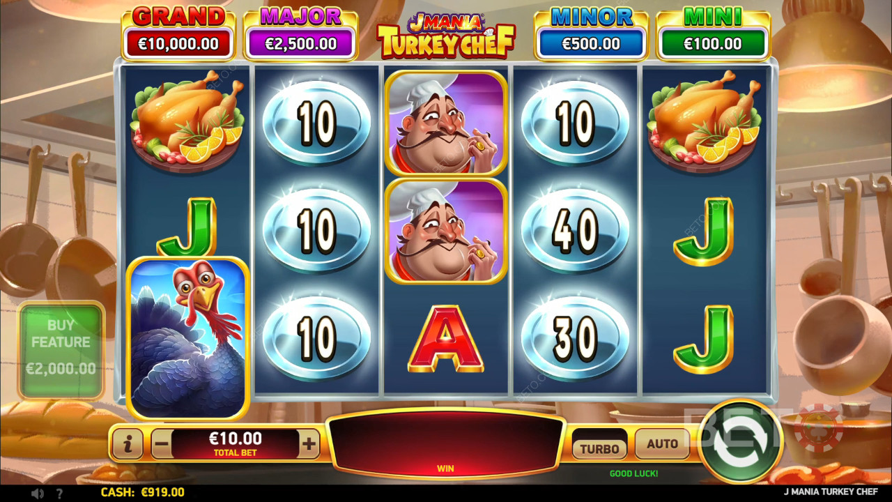 J Mania Turkey Chef arvostelu by BETO Slots
