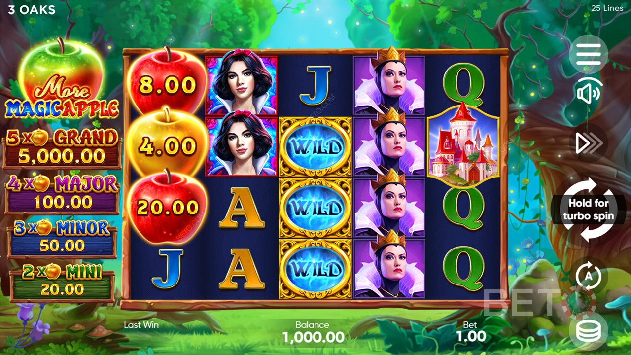 Kuinka pelata 3 Oaks Gamingin More Magic Applea?