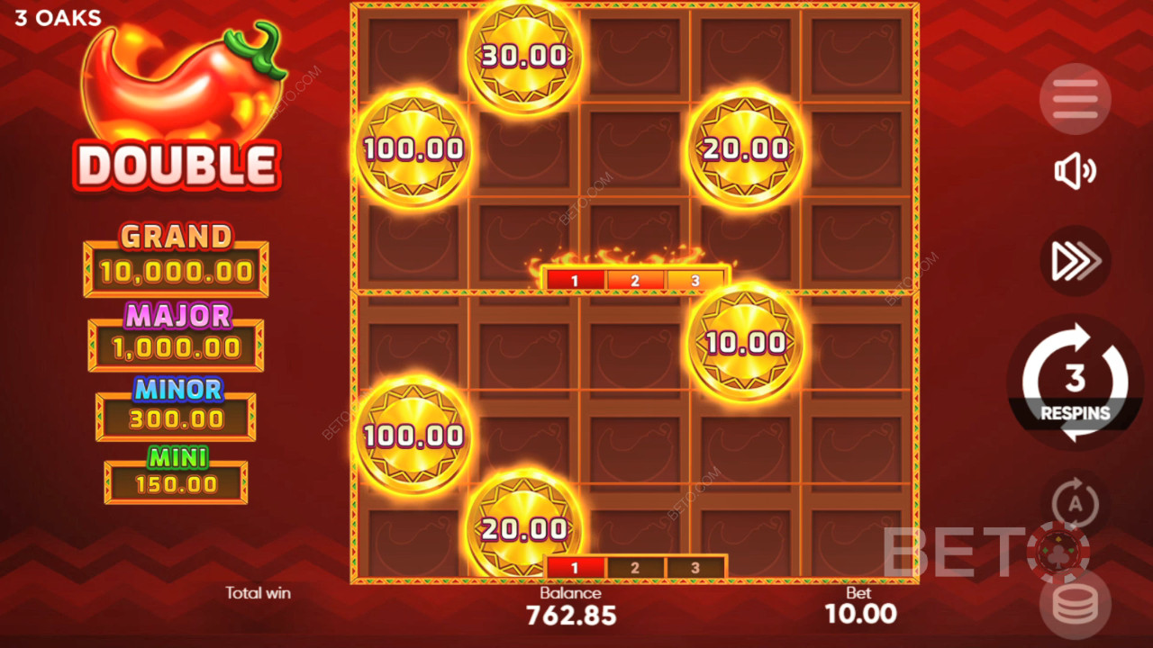 Pelaaminen 3 Oaks Gamingin 3 Hot Chillies -pelissä
