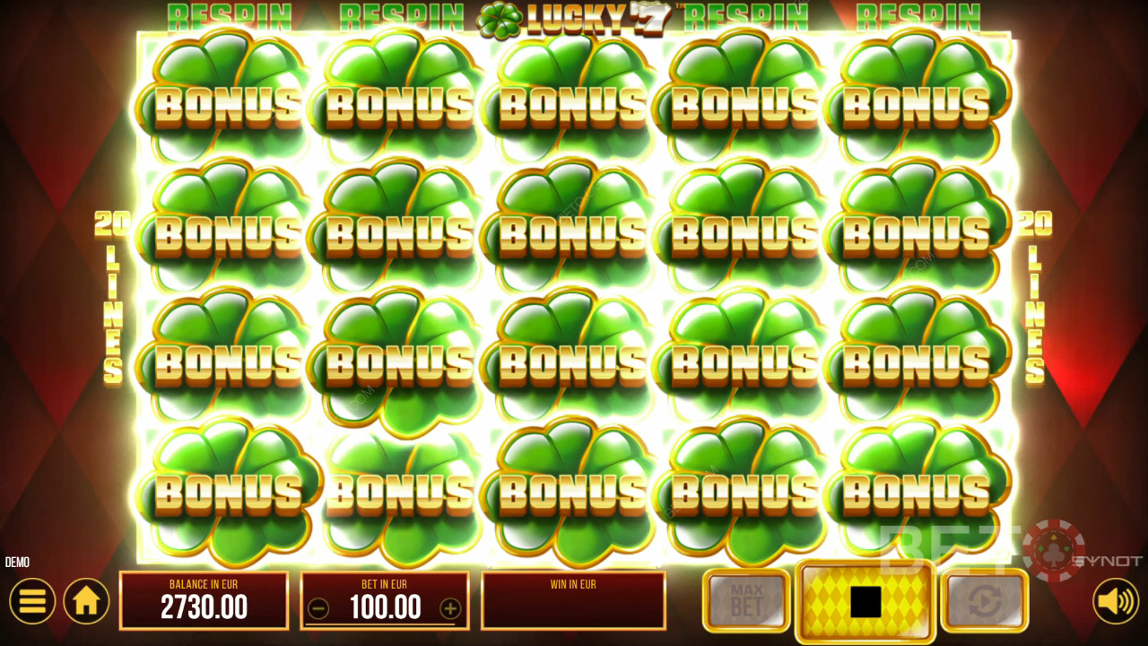Kuinka pelata SYNOT Gamesin Lucky 77 -peliä?