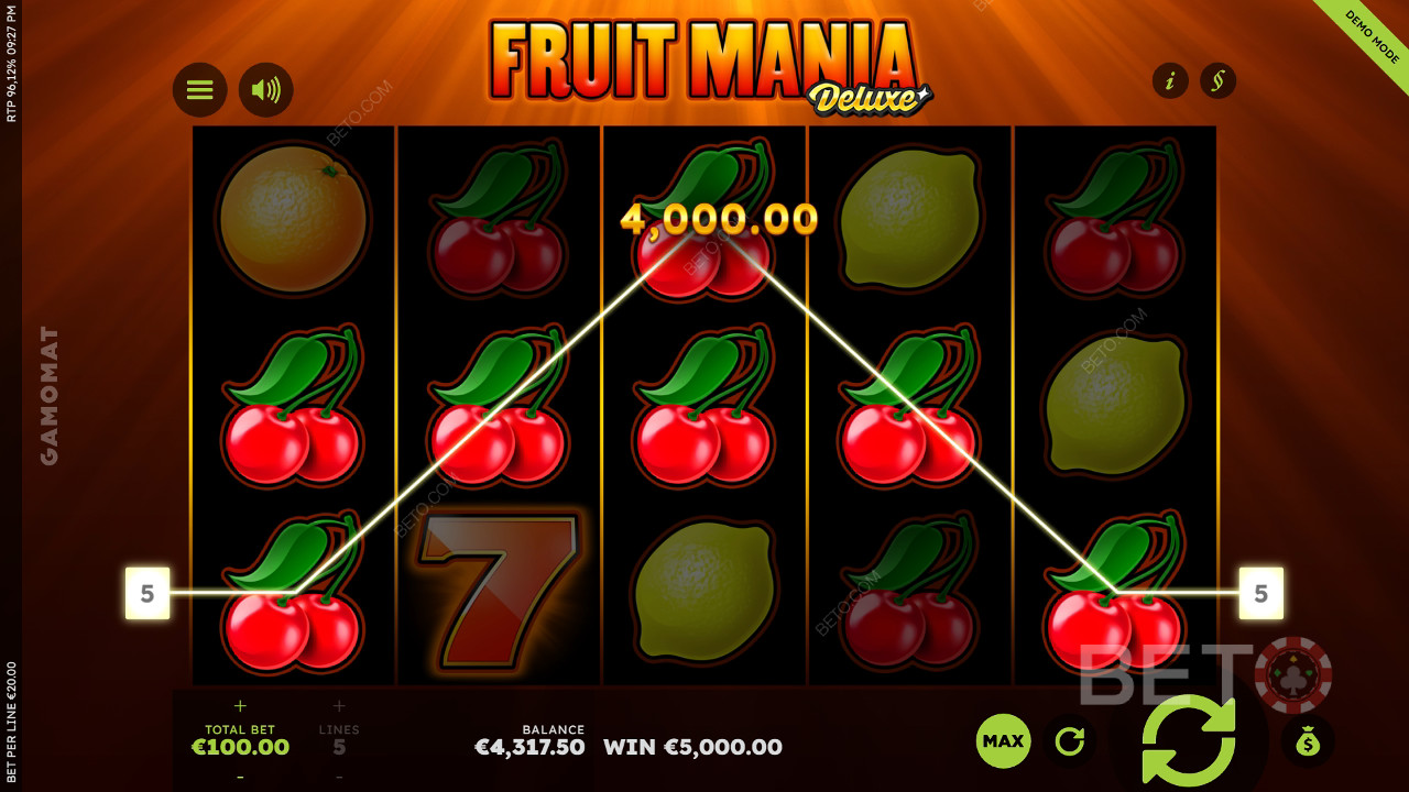 Fruit Mania Deluxe (Gamomat) Pelaa Ilmaiseksi