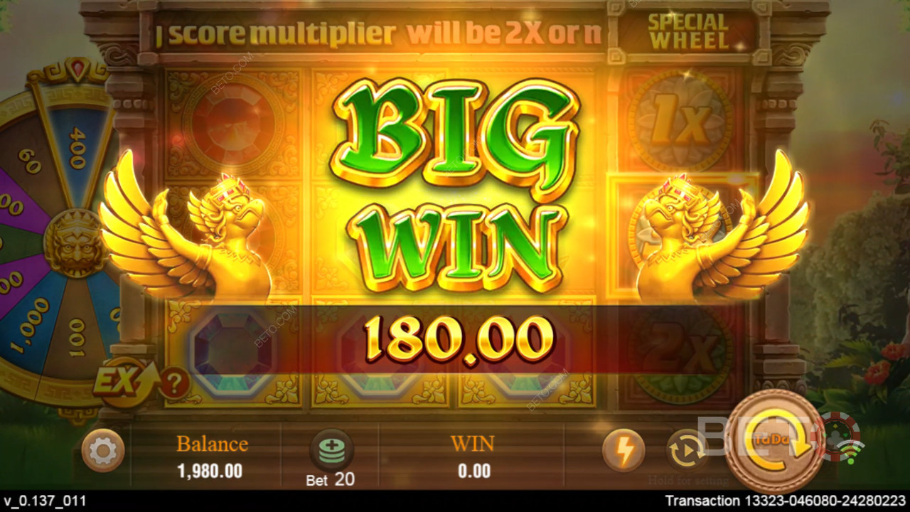 Voita 10,000x panoksesi Fortune Gems 2 -kolikkopelissä!