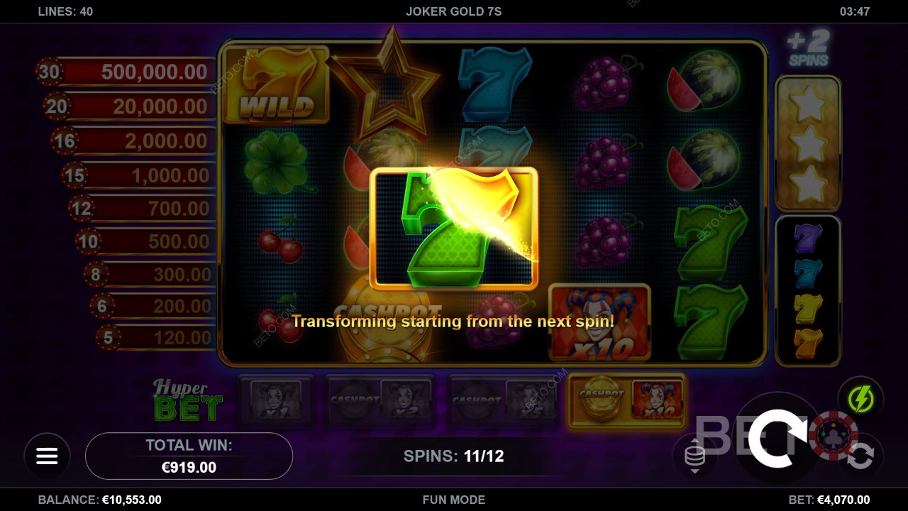 Onko Joker Gold 7s kolikkopeli sen arvoinen?
