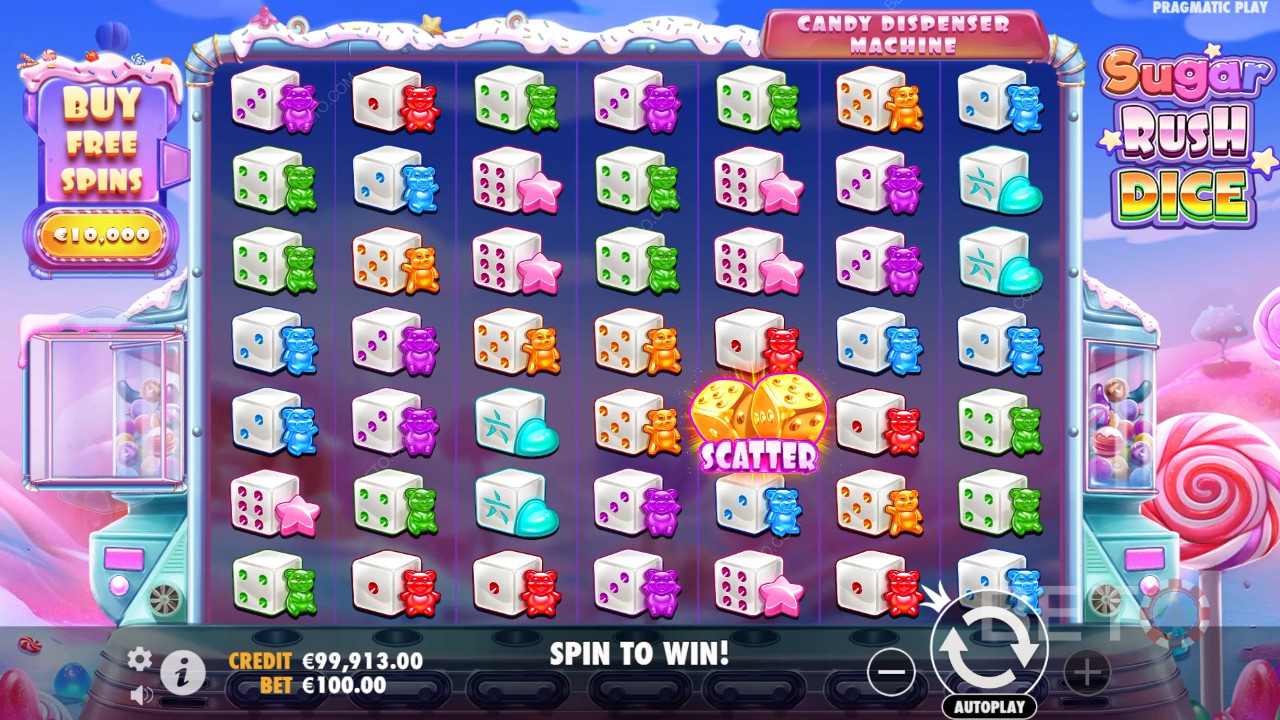 Sugar Rush Dice -nettikolikkopelin tuomio