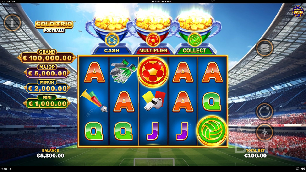 Gold Trio: Football! Pelaa Ilmaiseksi