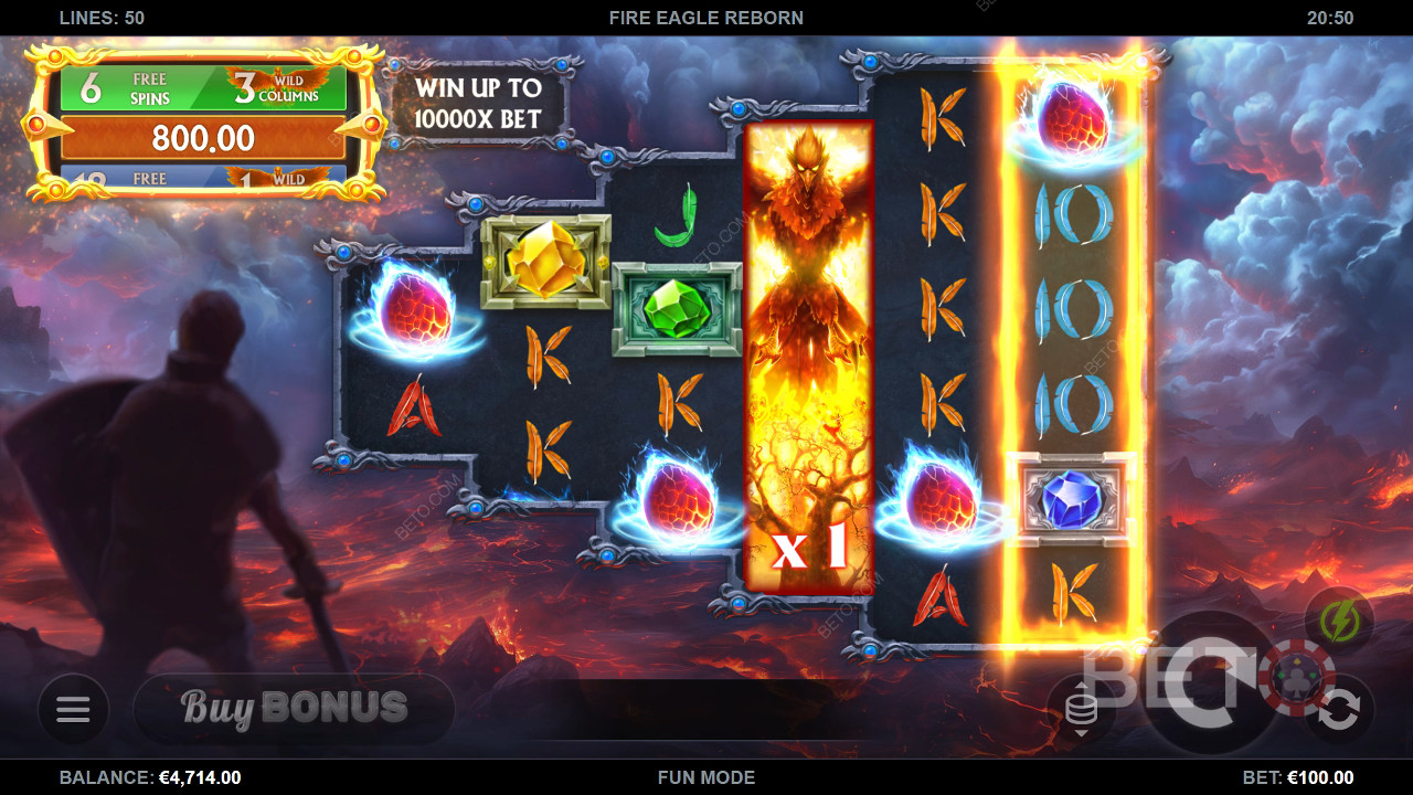 Fire Eagle Reborn arvostelu BETO Slotsilta