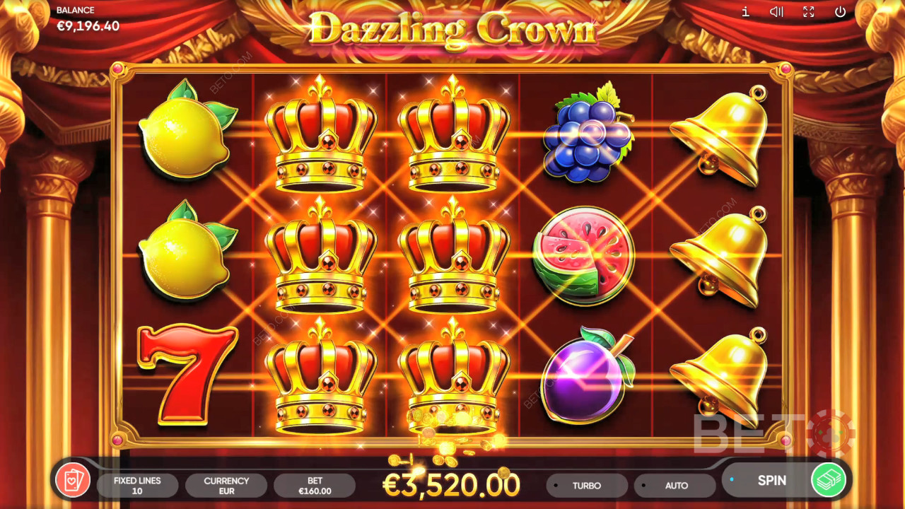 Dazzling Crown arvostelu BETO Slotsilta
