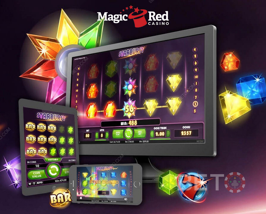 Aloita pelaaminen ilmaiseksi MagicRedin mobiilikasinolla.