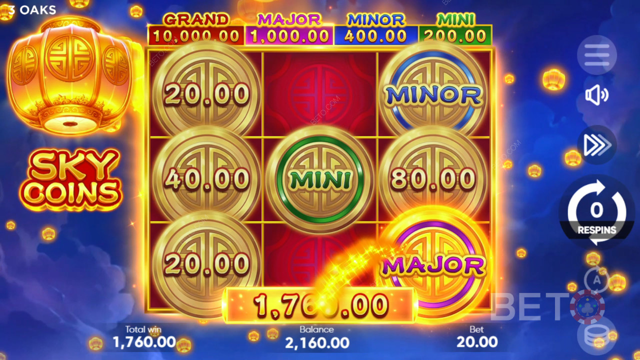 Sky Coins arvostelu BETO Slotsilta