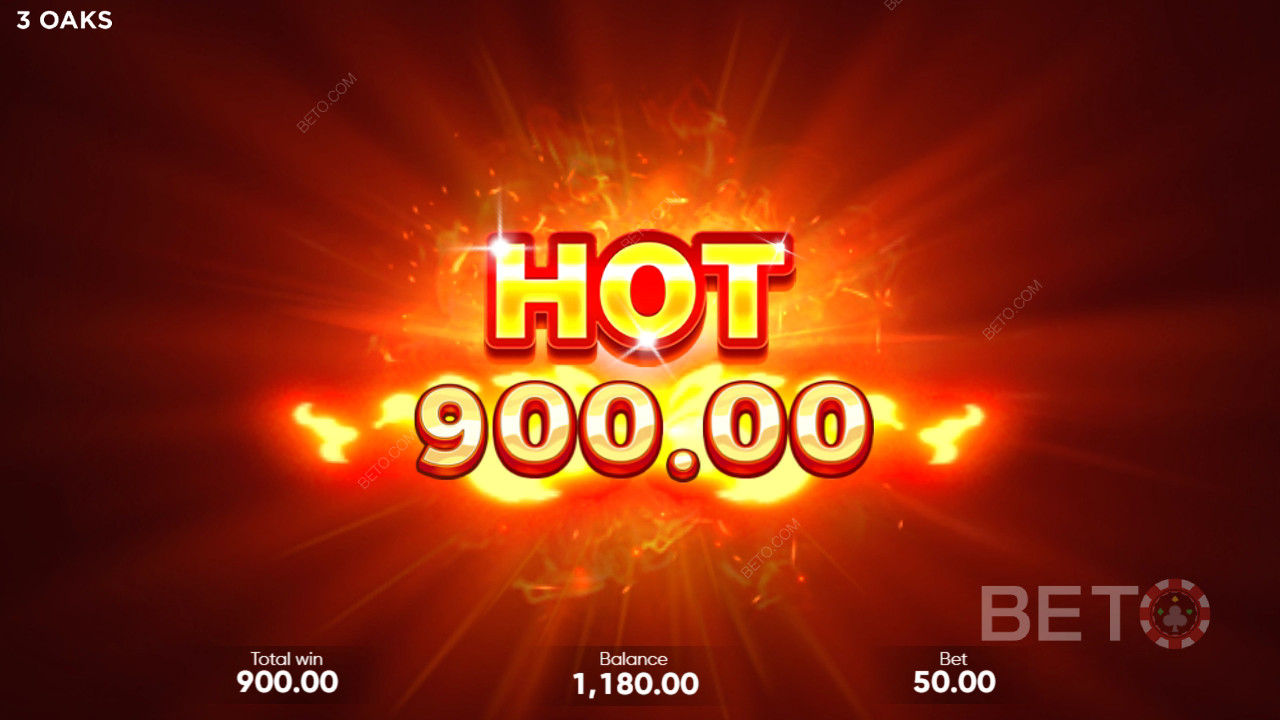 Voita 500-kertainen panoksesi Coin Up -pelissä: Hot Fire -kolikkopelissä!