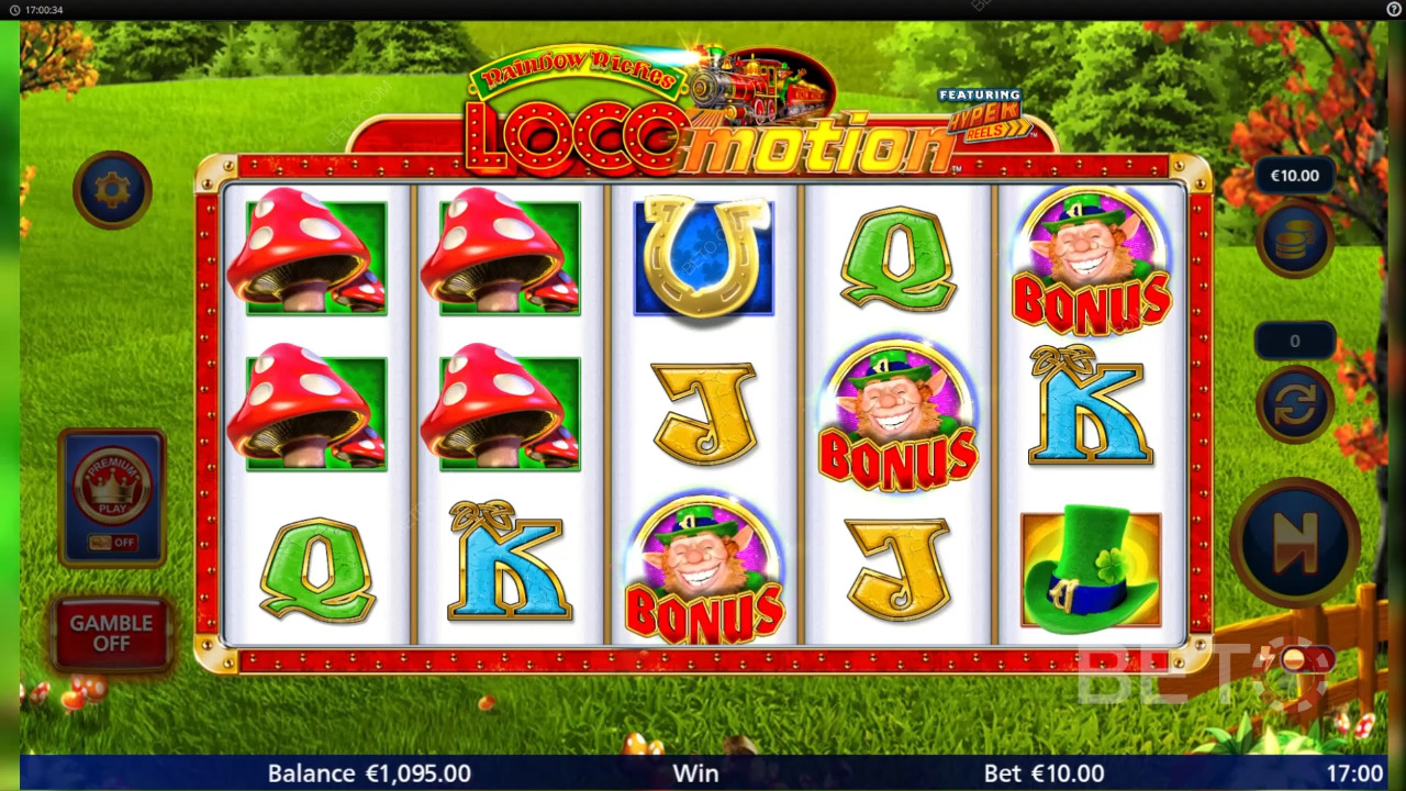 Rainbow Riches Locomotion arvostelu BETO Slotsilta