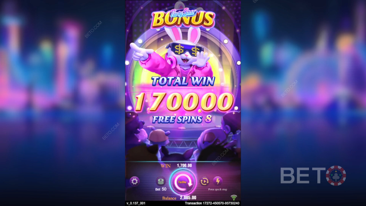 Bonusominaisuudet selitetty TaDa Gamingin Party Starissa