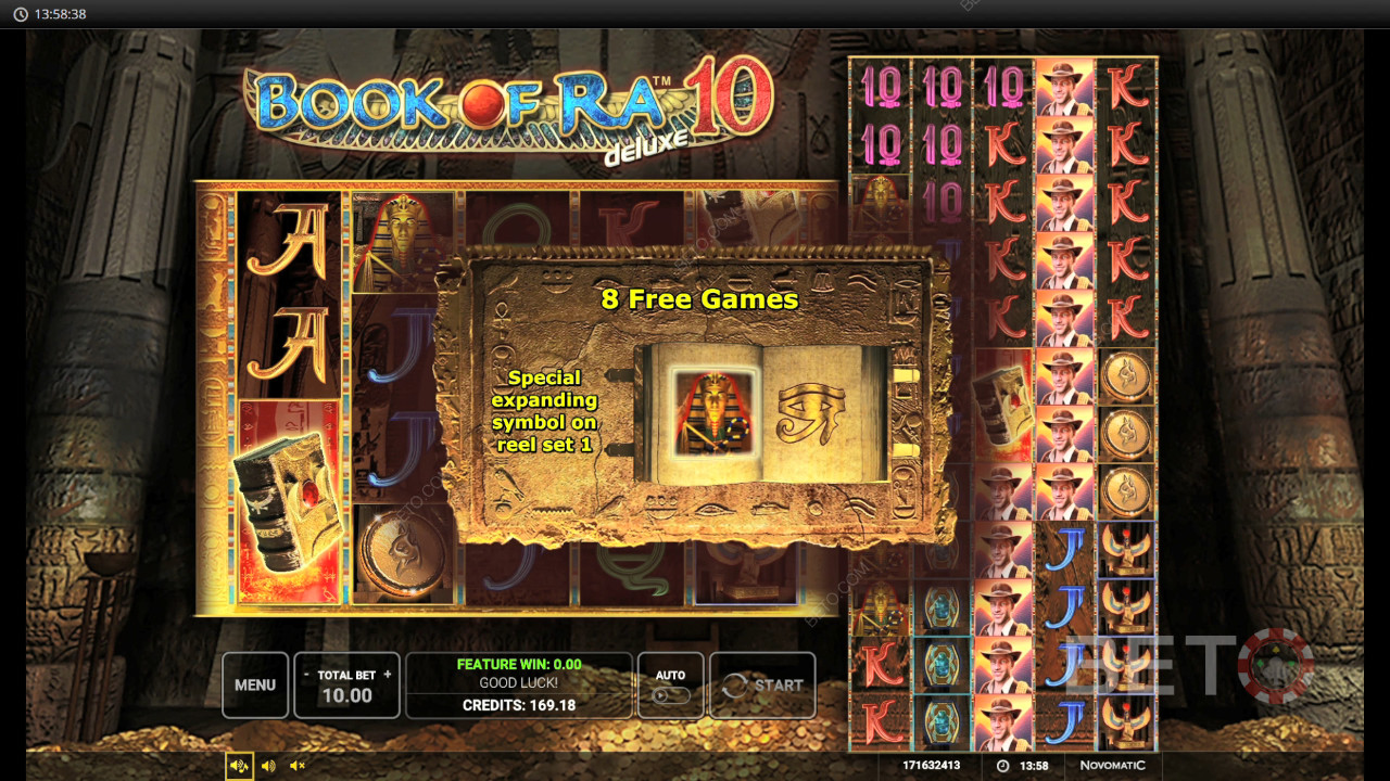 Bonusominaisuudet selitetty Book Of Ra Deluxe 10 mennessä Greentube