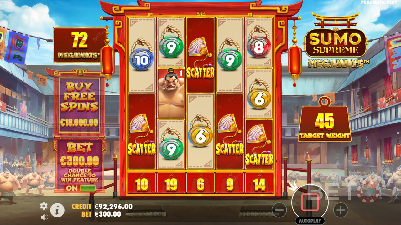 Sumo Supreme Megaways arvostelu BETO Slotsilta