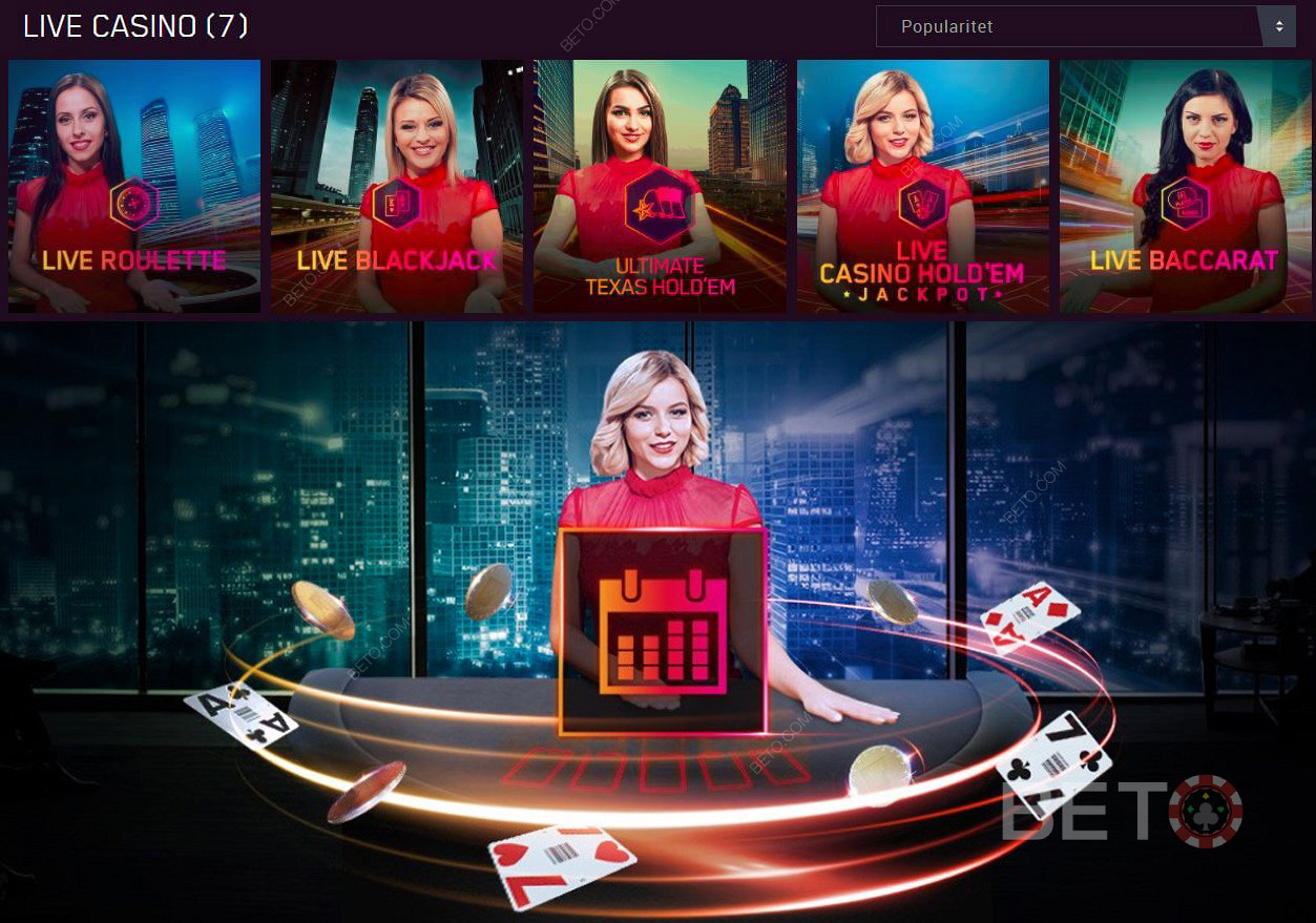 Pelaa live-jälleenmyyjäpelejä Maria Casinolla. Live-pelit verkossa ovat tulevaisuutta.